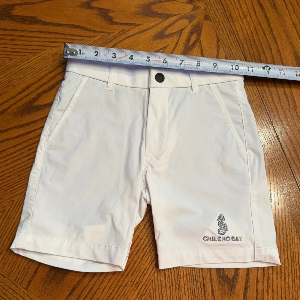Greyson Boys Golf Shorts Size 4 Off White Stretch Performance‎ Chileno Bay